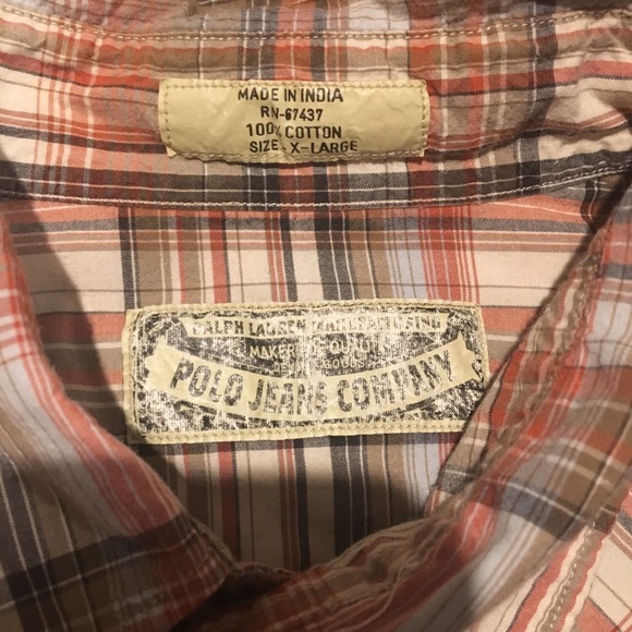 Men’s Polo long sleeves button down shirt - Picture 3 of 3